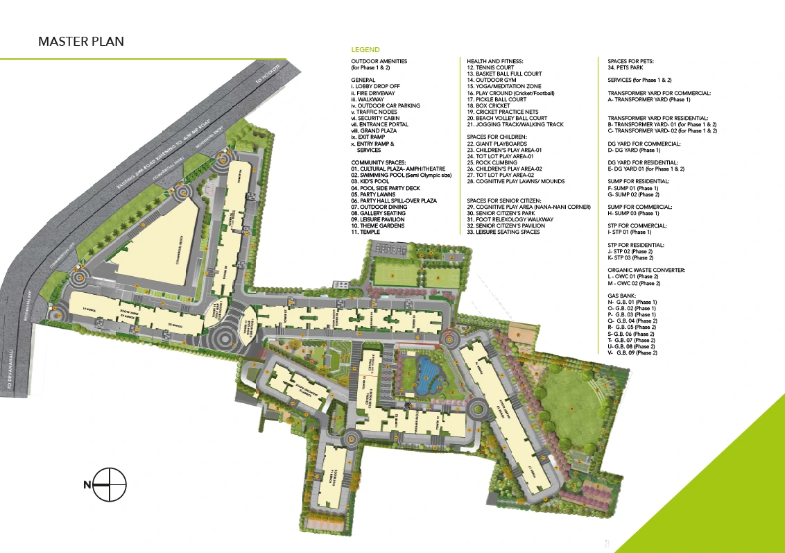 Sattva Park Cubix Master Plan Layout